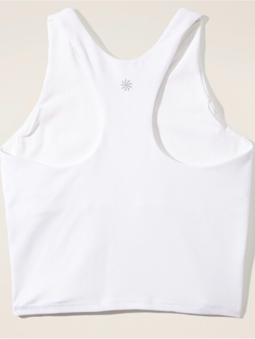 Athleta Black Racerback Crop Tank